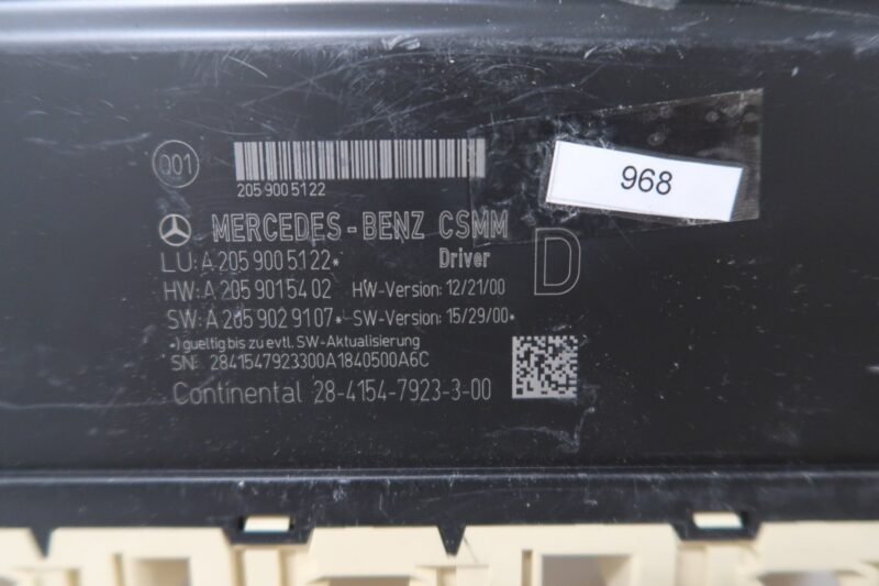 Mercedes-Benz Seat Control A2059005122 (Continental)