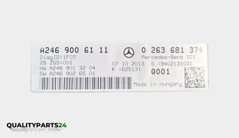 Mercedes-Benz Instrument Cluster A2469006111 (Bosch) - Image 3