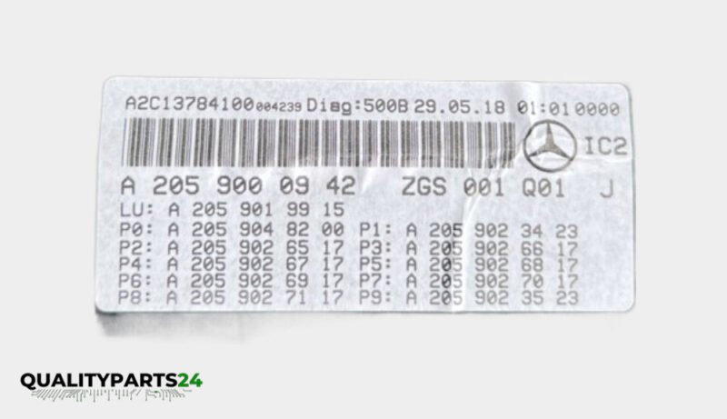 Mercedes-Benz Instrument Cluster A2059000942 (IC2) - Image 3