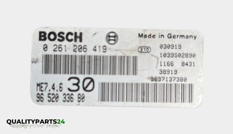 Peugeot ECU 96 520 336 80 (Bosch) - Image 3