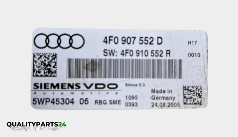 Audi ECU 4F0907552D (Siemens VDO) - Image 2