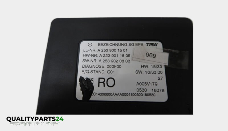 Mercedes-Benz Electric Handbrake Module A2539001501 (TRW)