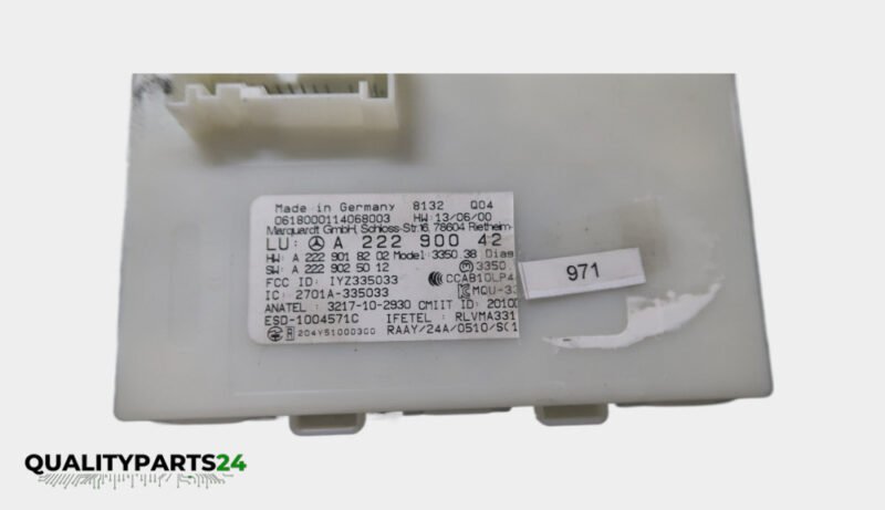 Mercedes-Benz Control Unit A2229004213 (Marquardt) - Image 2