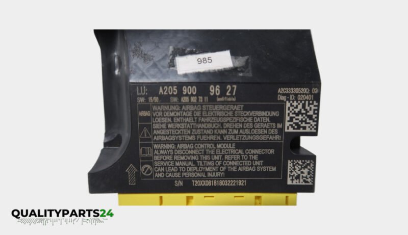 Mercedes-Benz Airbag Control Module A2059009627 (Continental)