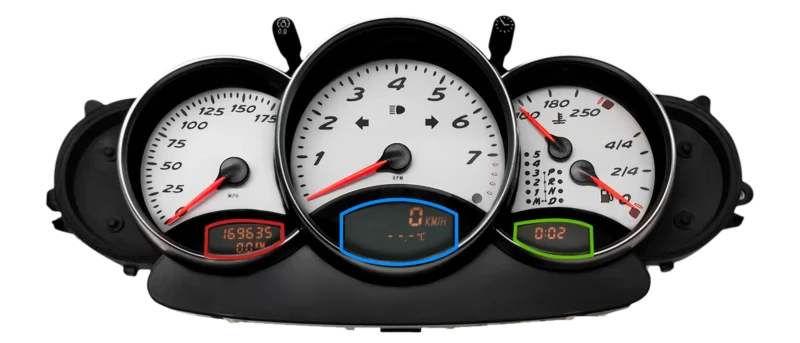 Repair service Porsche instrument cluster 1996 to 2001 (segments displays)